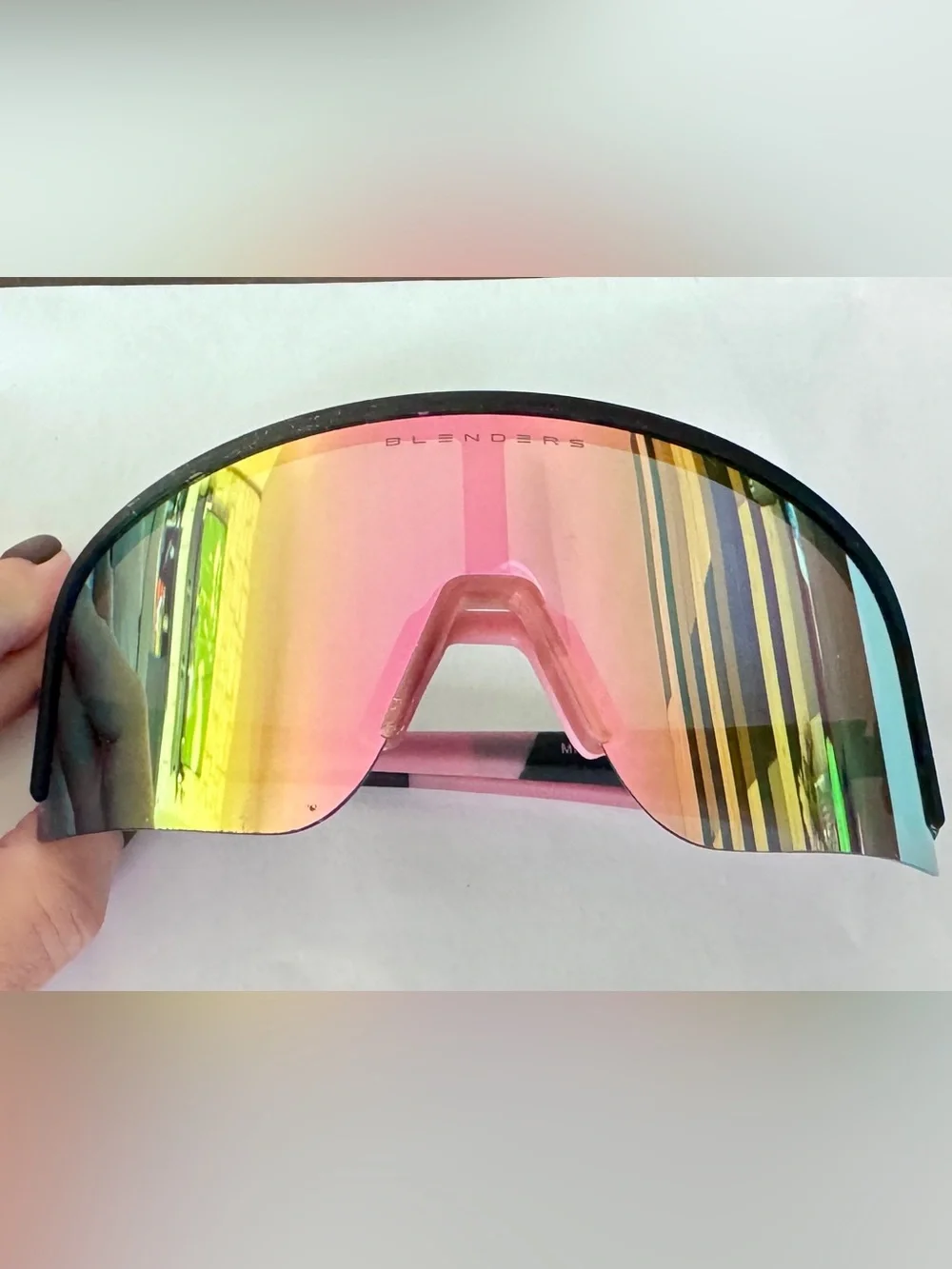 Blenders Eyewear Women's Rainbow Shield Sunglasses - Multicolor Mirror